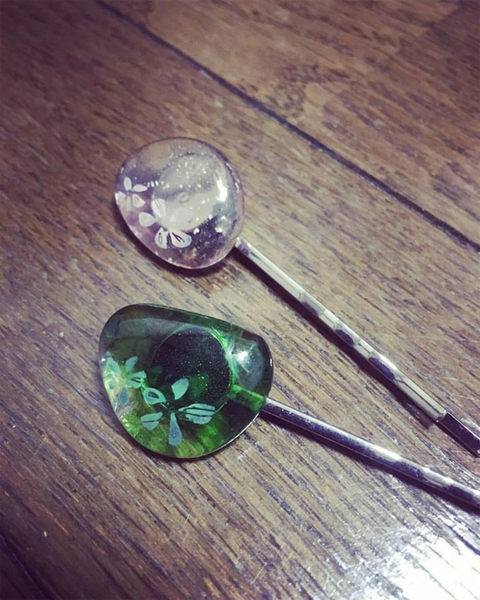 ガラスのアクセサリー作り